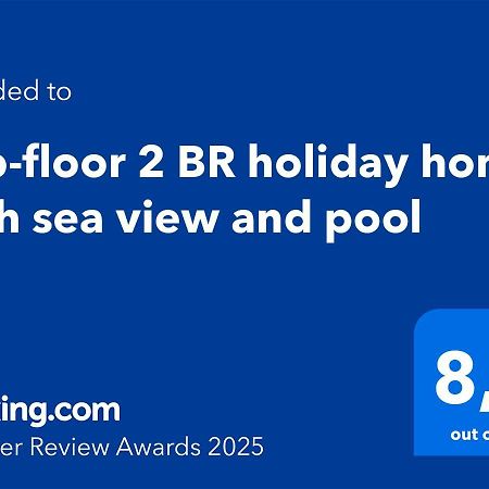 Top-Floor 2 Bedroom Holiday Home With Sea View And Pool Luz Exterior foto